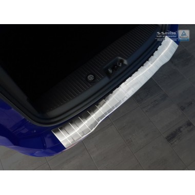 Накладка на задний бампер (матовая) Ford Transit Courier (2014-) бренд – Avisa главное фото
